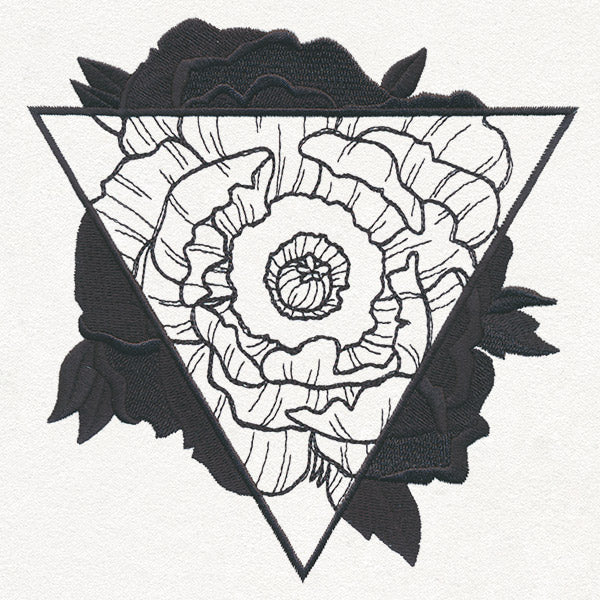 Engraved Poppy Triangle - Image 3