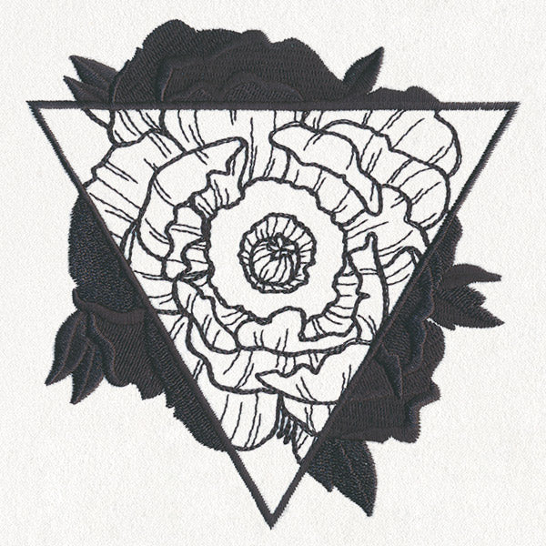 Engraved Poppy Triangle - Image 4