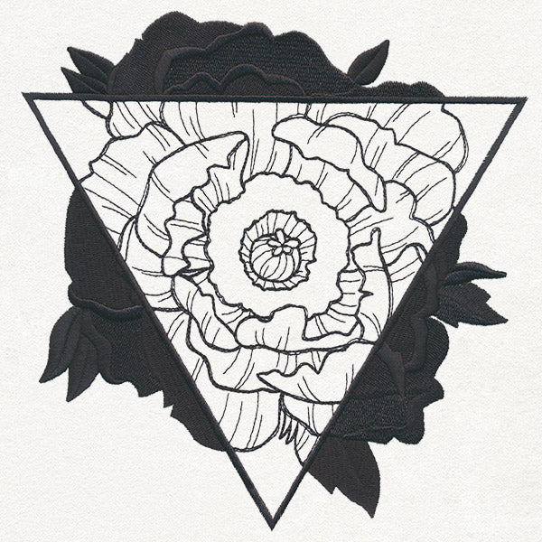 Engraved Poppy Triangle - Image 6
