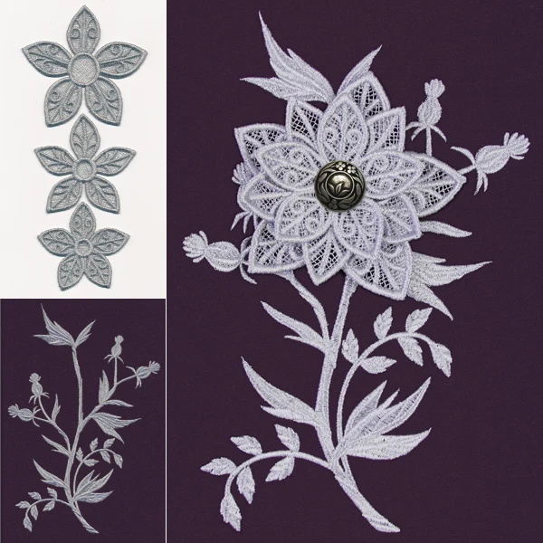 Fanciful Flower (Layered Lace) - Image 4