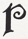 Fantasy Letter R - Lowercase - Image 3