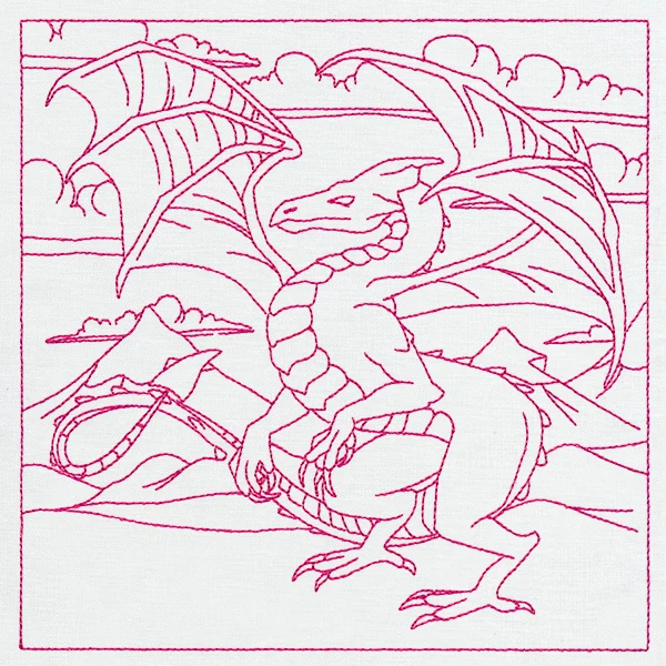 Fantasy Quilting - Dragon