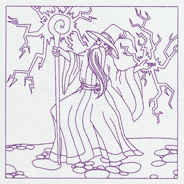 Fantasy Quilting - Wizard