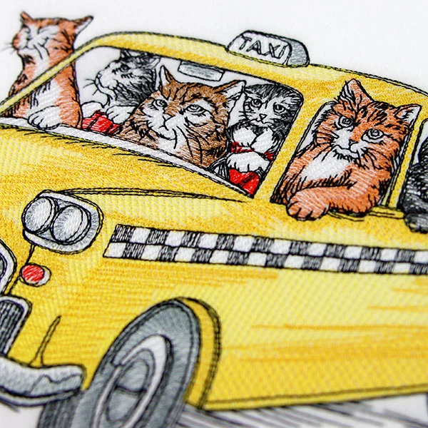 Feline Frisky Cat Taxi Service - Image 2