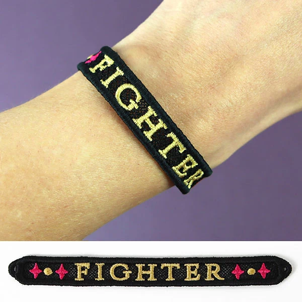 Fierce Affirmations Bracelet - Fighter (Lace)