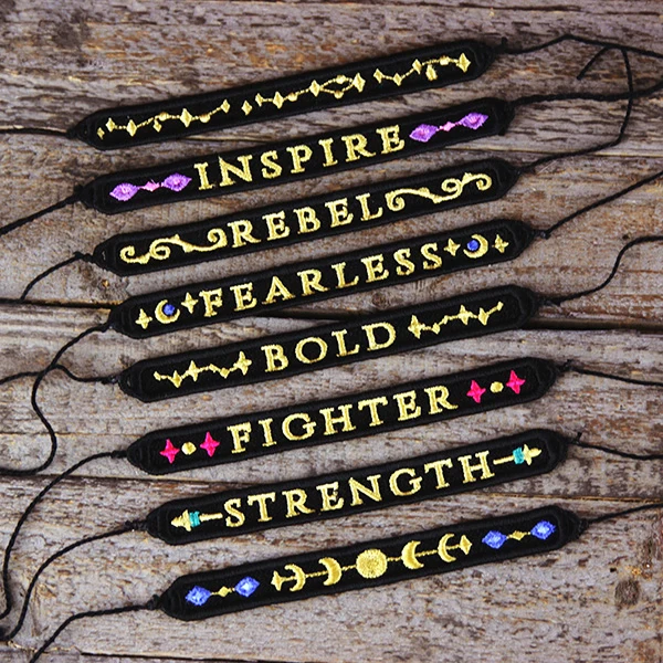 Fierce Affirmations Bracelet - Fighter (Lace) - Image 2