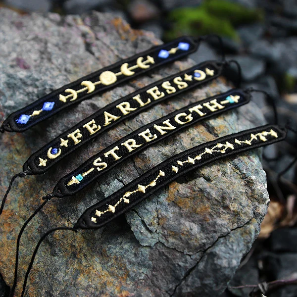 Fierce Affirmations Bracelet - Strength (Lace) - Image 2