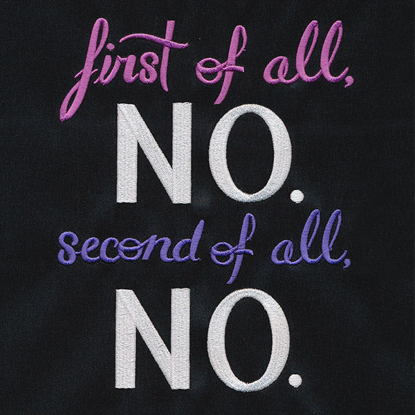 First of All No - Image 2