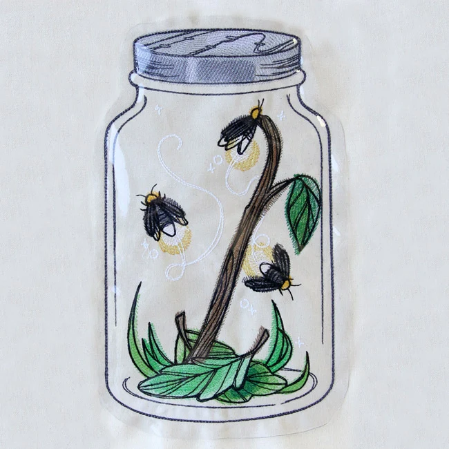 Flickering Fireflies (Vinyl Applique) - Image 8