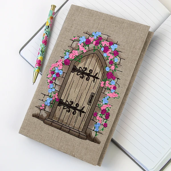 Floral Antique Door - Image 8