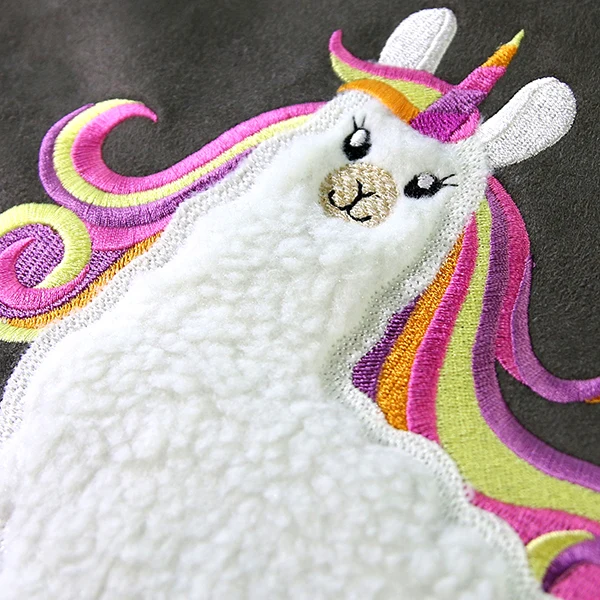Fluffy Llama Unicorn (Applique) - Image 8