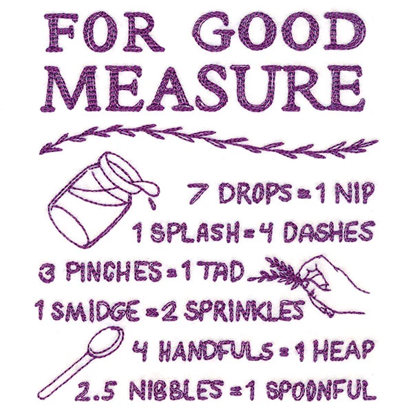 For Good Measure Cooking Chart - Image 5