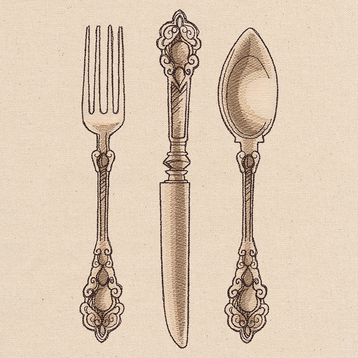 French Cafe - Utensils - Image 2