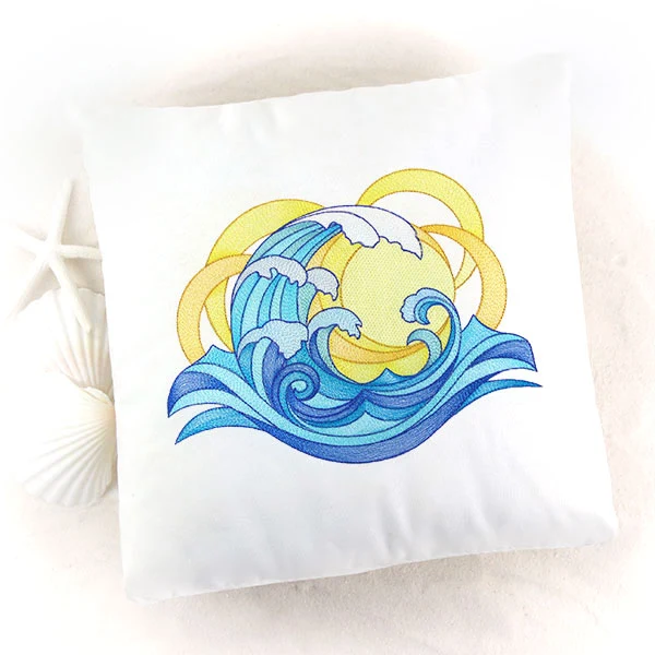 From Day to Night Ocean Wave Sun and Moon Feature - Image 4
