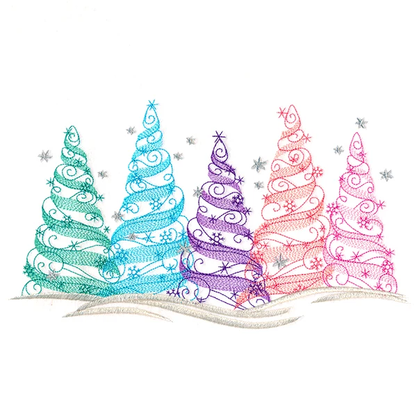 Frosted Mirage Forest Border - Image 4