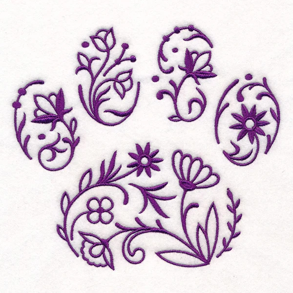 Garden Whimsy Paw Print - Image 13