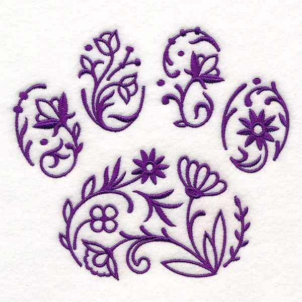 Garden Whimsy Paw Print - Image 7
