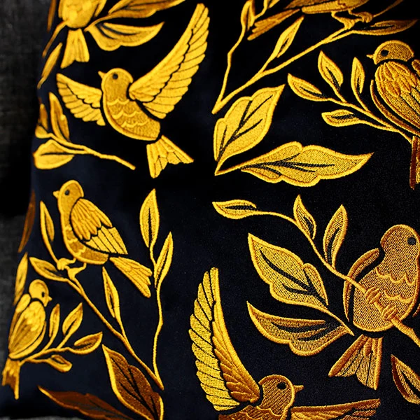 Gilded Birds & Botanicals Square 2 - Image 9