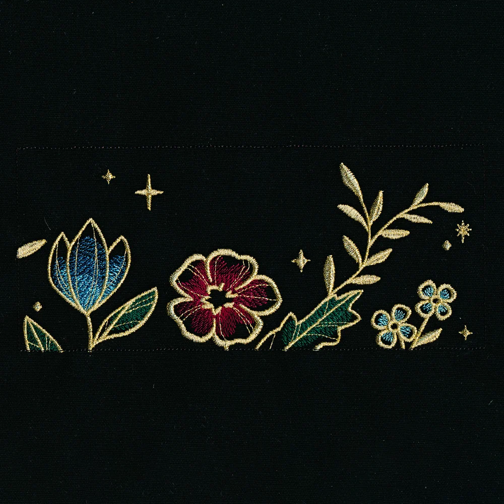 Gilded Books & Blooms (Applique) - Image 11