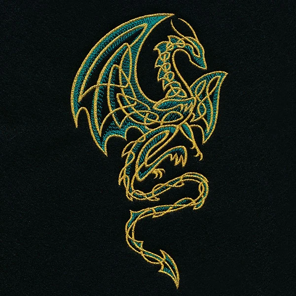 Gilded Celtic Knotwork Dragon - Image 5