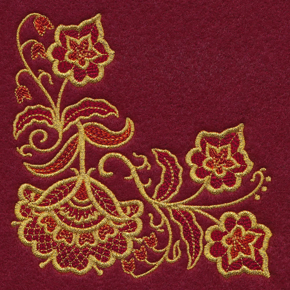 Gilded Holiday Bloom - Corner - Image 5