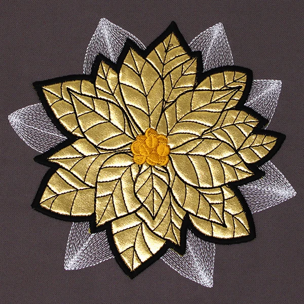 Gilded Poinsettia (Applique) - Image 3