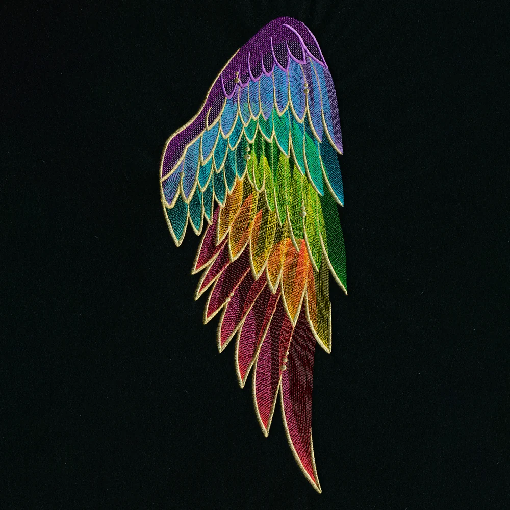Gilded Rainbow Wing Pair Set - Image 3