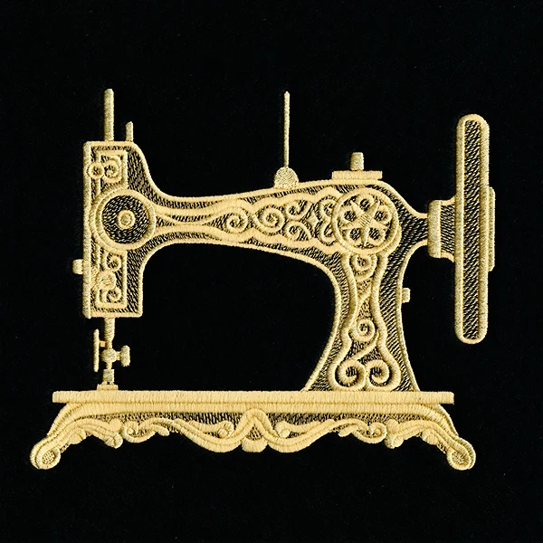 Gilded Sewing Machine - Image 10