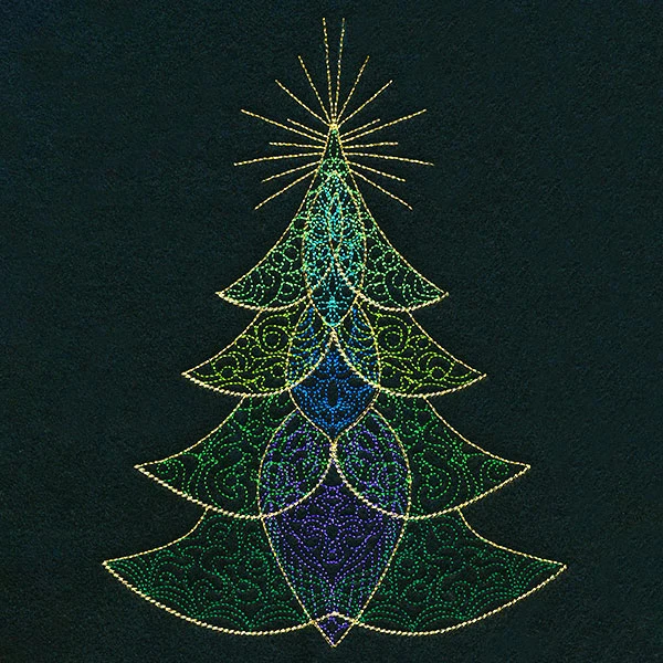 Glimmering Christmas Tree