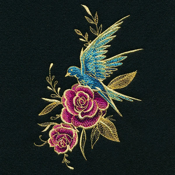 Glimmering Garden - Swallow and Roses - Image 7