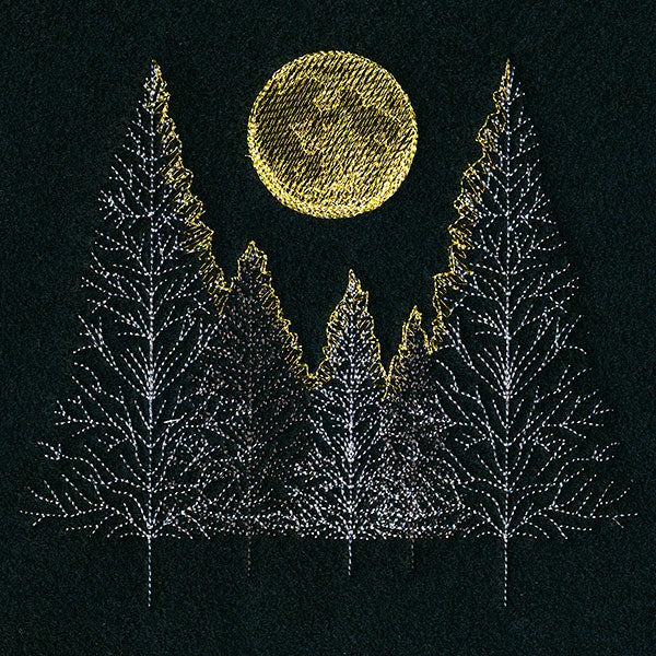 Glowing Moonlit Forest - Image 3