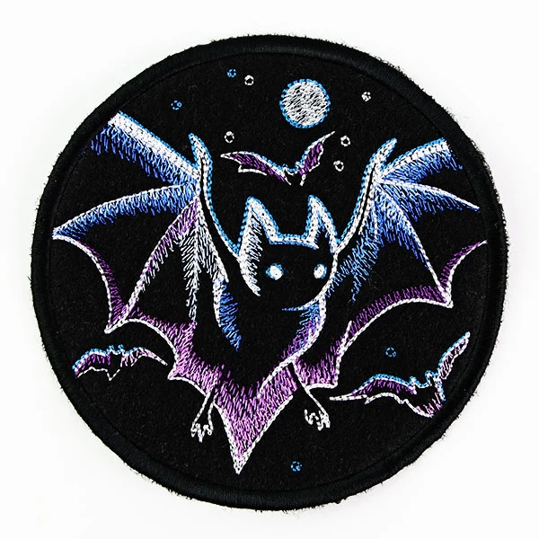 Halloween Coasters - Haunted Bats (In-the-Hoop) - Image 6
