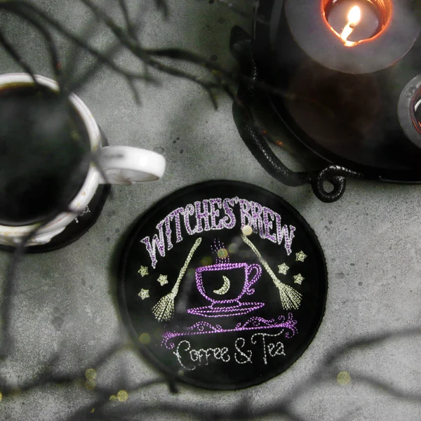 Halloween Coasters - Witches' Brew (In-the-Hoop) - Image 6