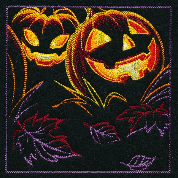 Haunted Halloween Scene II Square 5 - Image 5