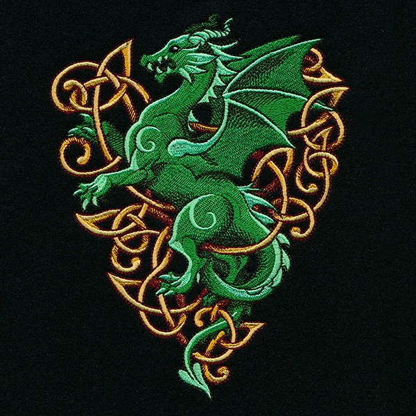 Heraldic Knotwork Dragon Feature - Image 17