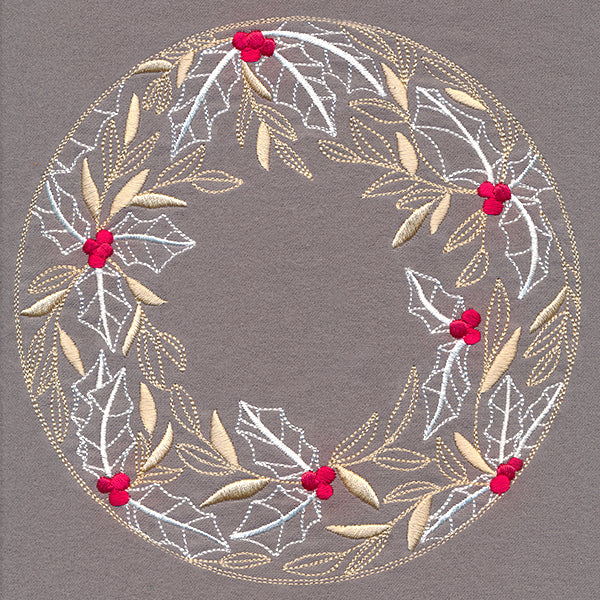 Holly and Berries Wreath - Image 8