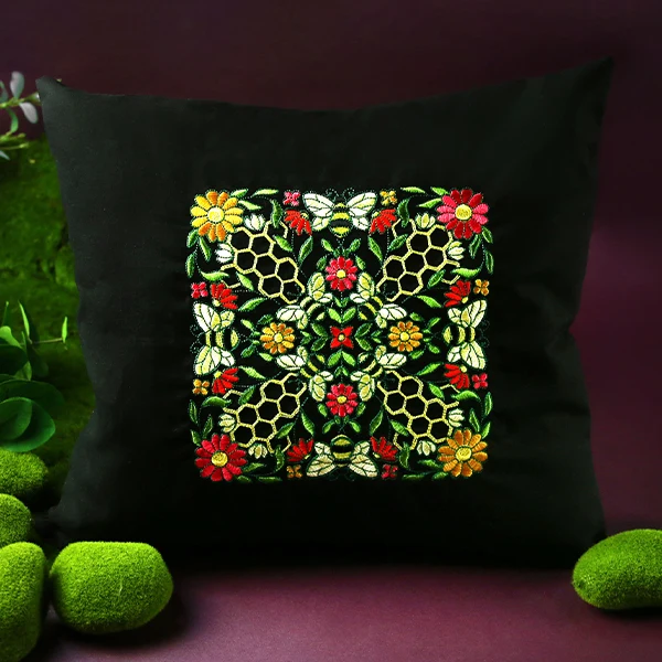 Honeybee Kaleidoscope Square - Image 4