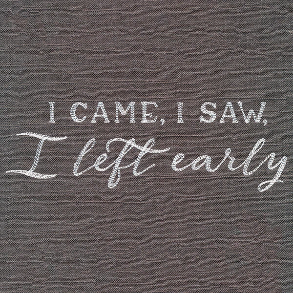 I Came, I Saw, I Left Early - Image 3