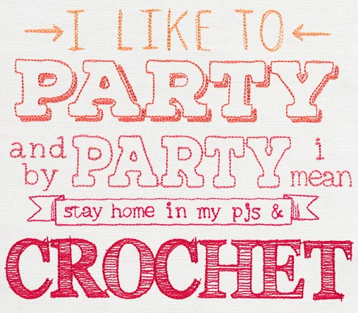 I Like to Party - Crochet - Image 2
