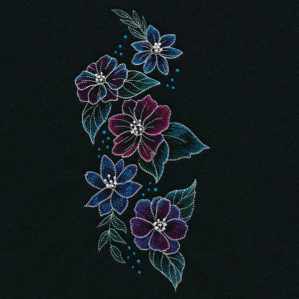 Iridescent Flower Spray