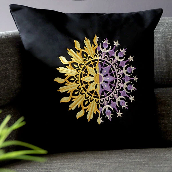 Ironwork and Magic Half Sun Mandala - Image 2
