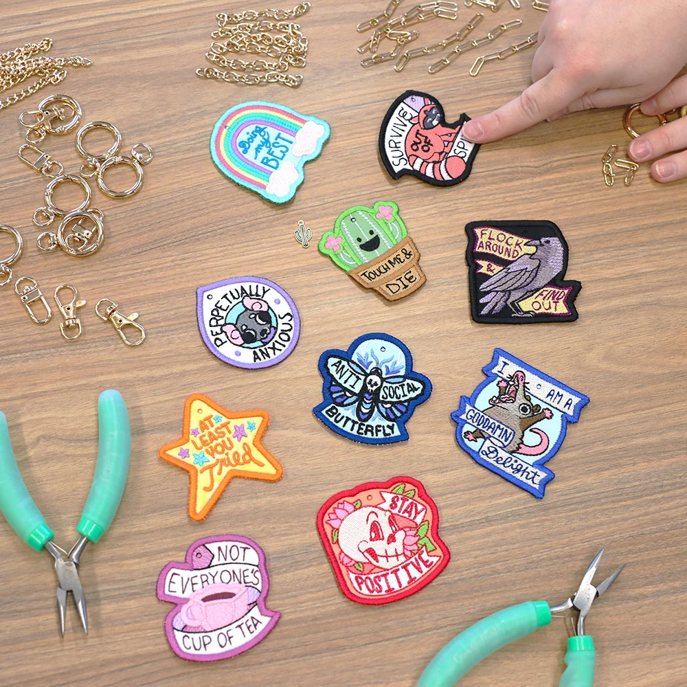 Irreverent Keychains - Anti-Social Butterfly (In-the-Hoop) - Image 3