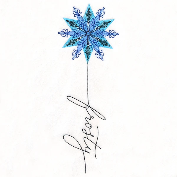January Frosty Snowflake - Image 2