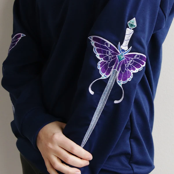 Jeweled & Magical Luna Moth Sword - Image 14