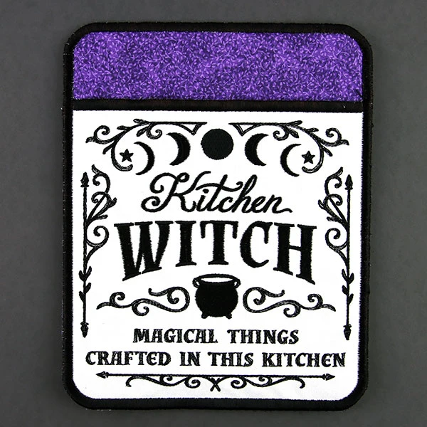 Kitchen Witch Magic Pot Holder (In-the-Hoop) - Image 8