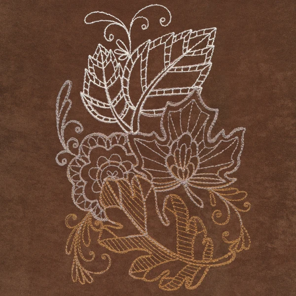 Lavish Leaves (Thick Thread)