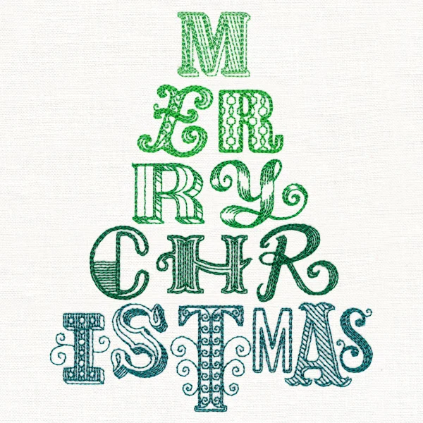 Letterpress Christmas Tree - Image 4