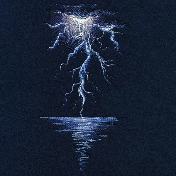 Lightning Storm at Sea - Image 9