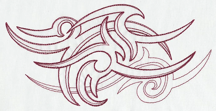 Lucky 7 Tribal Swirl