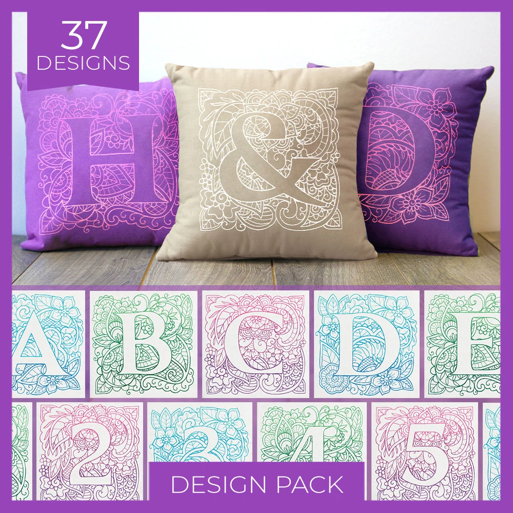 Mendhika Alphabet (Design Pack) - Image 9